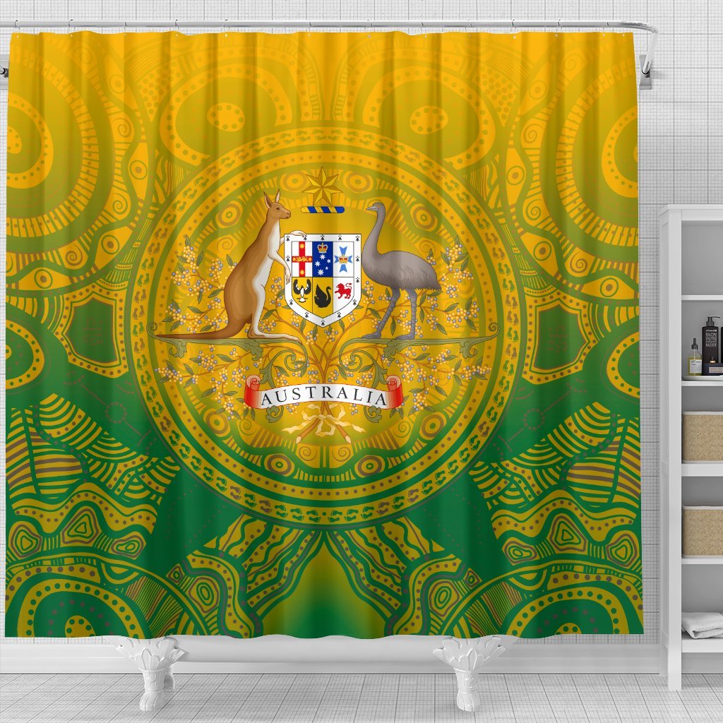 aboriginal-shower-curtain-australia-rugby-and-coat-of-arms-ver01