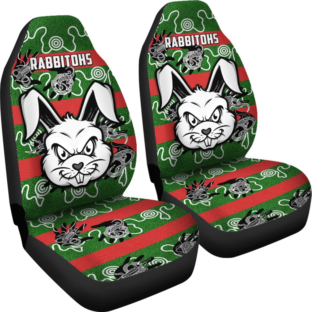 rabbitohs-indigenous-car-seat-covers-rabbit-head
