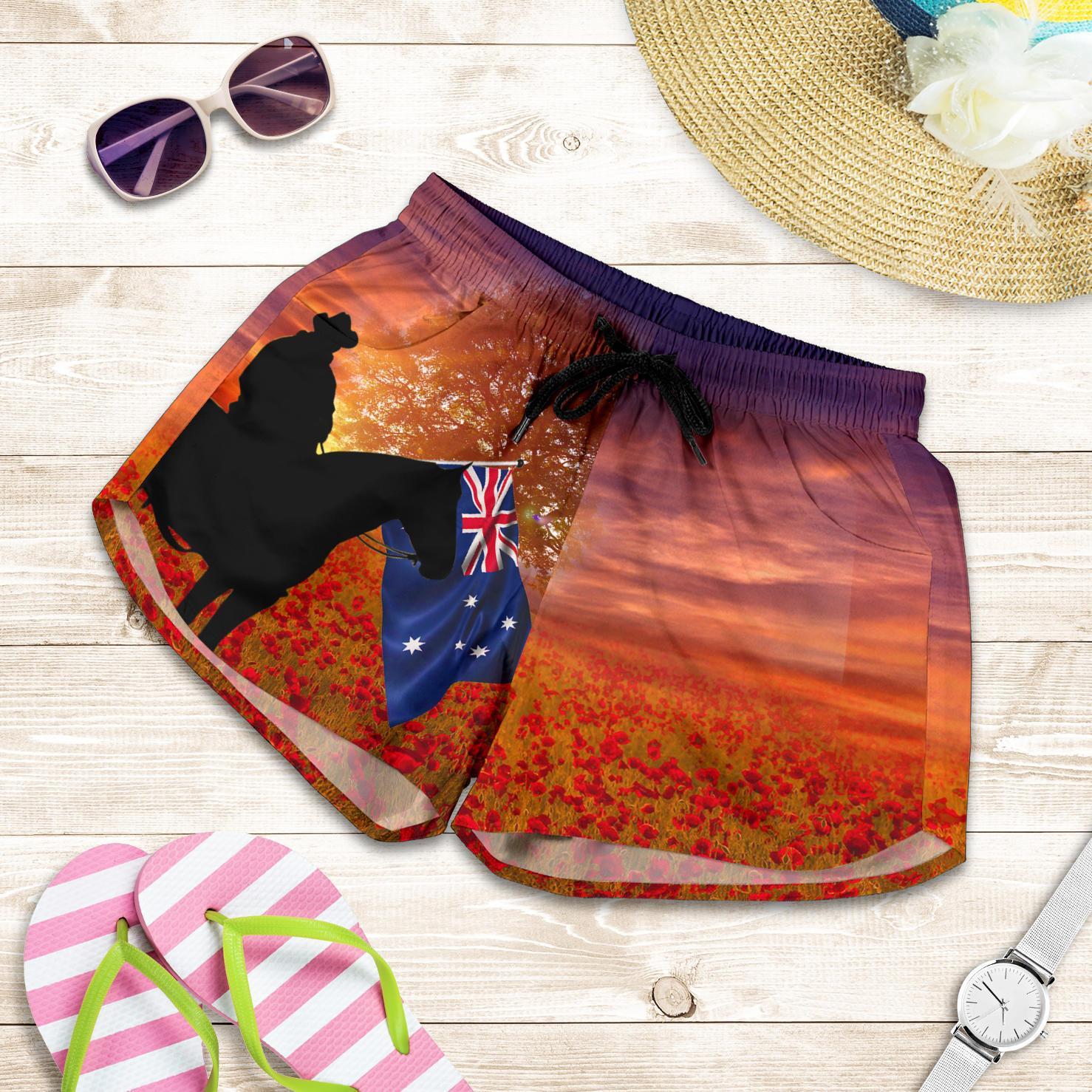 Anzac Day 2021 Women's Shorts - Lest We Forget - Vibe Hoodie