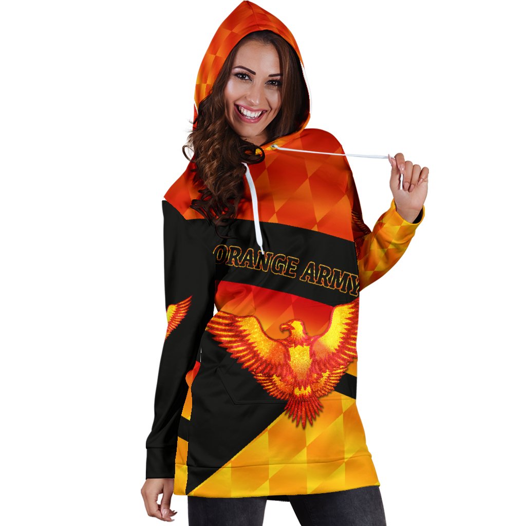 orange-army-womens-hoodie-dress-cricket-sporty-style-1