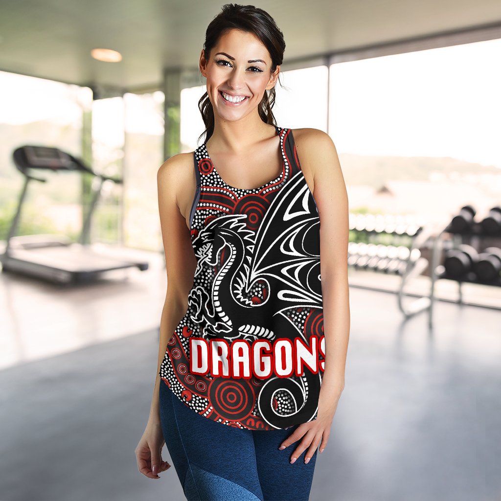 St. George Dragons Women Racerback Tank Unique Indigenous - Vibe Hoodie