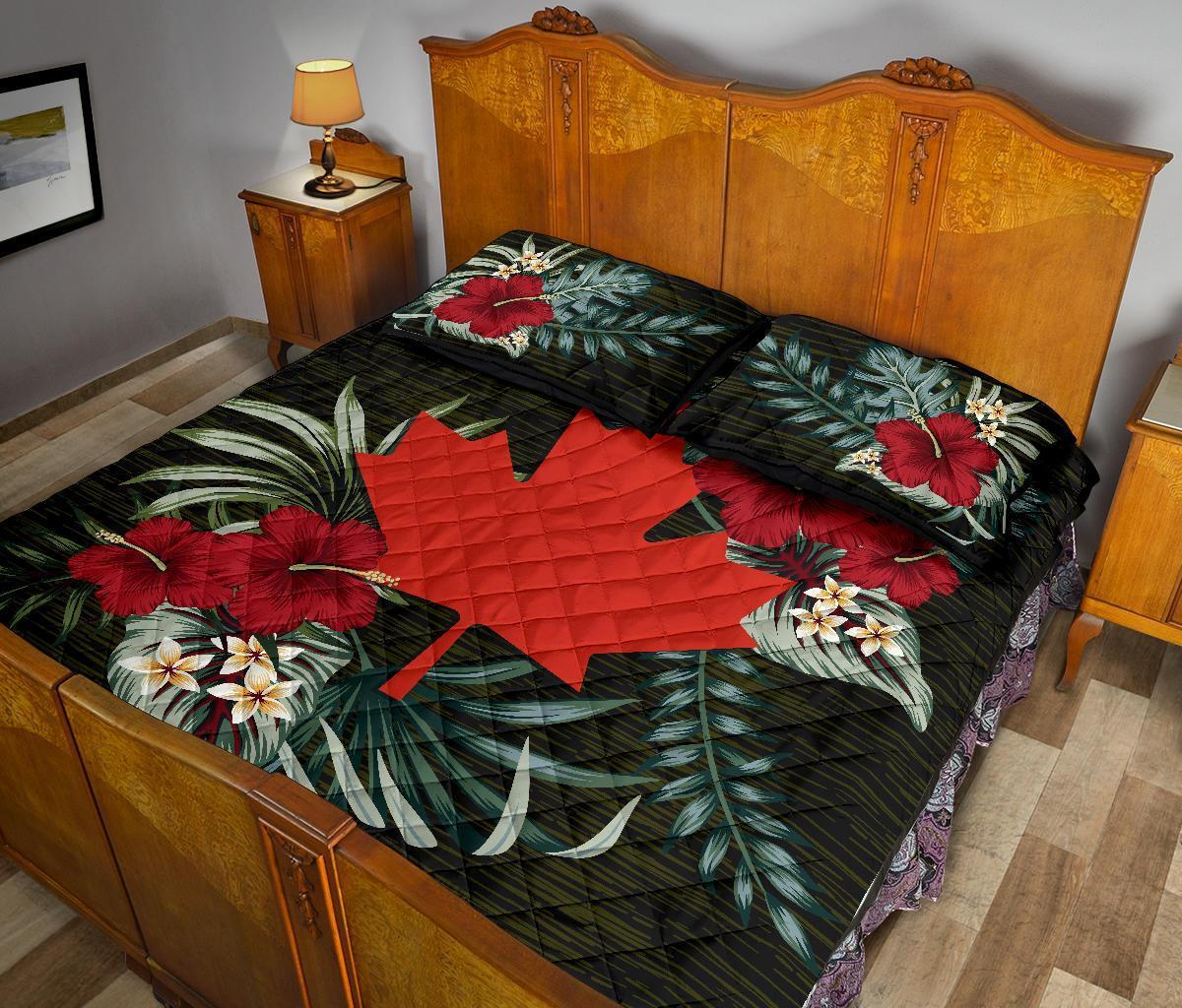 canada-quilt-bed-set-special-hibiscus