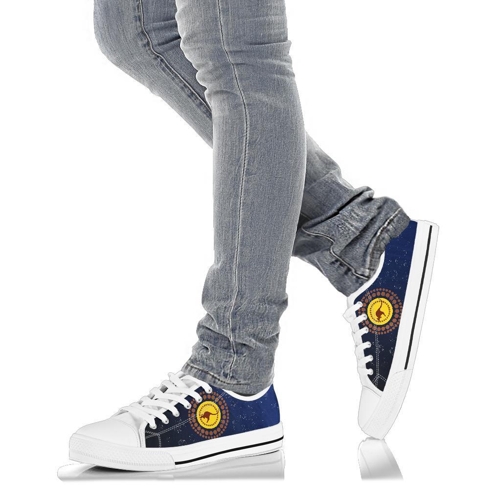 1staustralia-low-top-shoes-kangaroo-on-the-sun