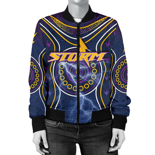 melbourne-bomber-jacket-for-women-lightning-storm-indigenous