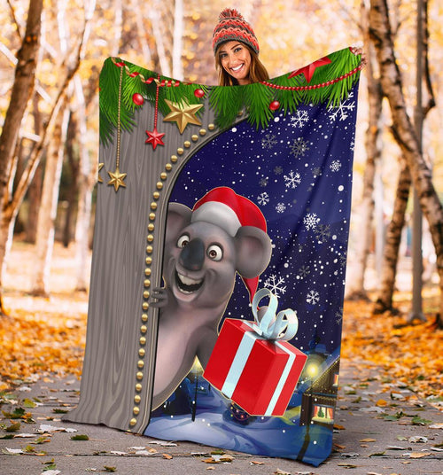 christmas-premium-blanket-fun-koala-christmas