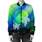 aboriginal-womens-bomber-jacket-indigenous-turtle-ocean-dot-painting-art