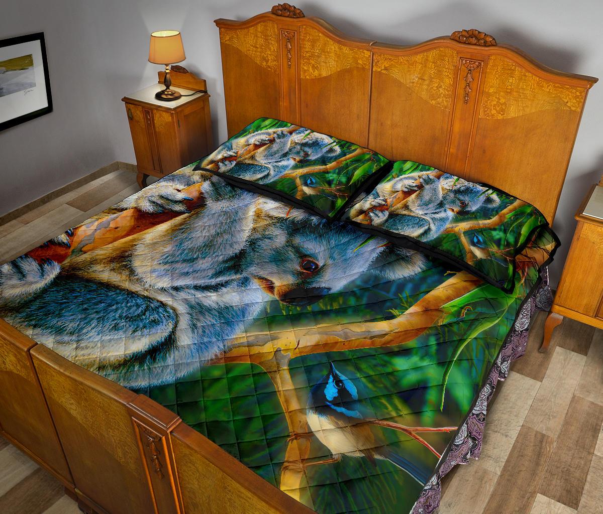 quilt-set-cover-3d-koala-quilt-bed-set-koala-aussie-greeting