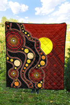 aboriginal-premium-quilt-australia-aboriginal-lives-matter-flag-circle-dot-painting-art-quilt