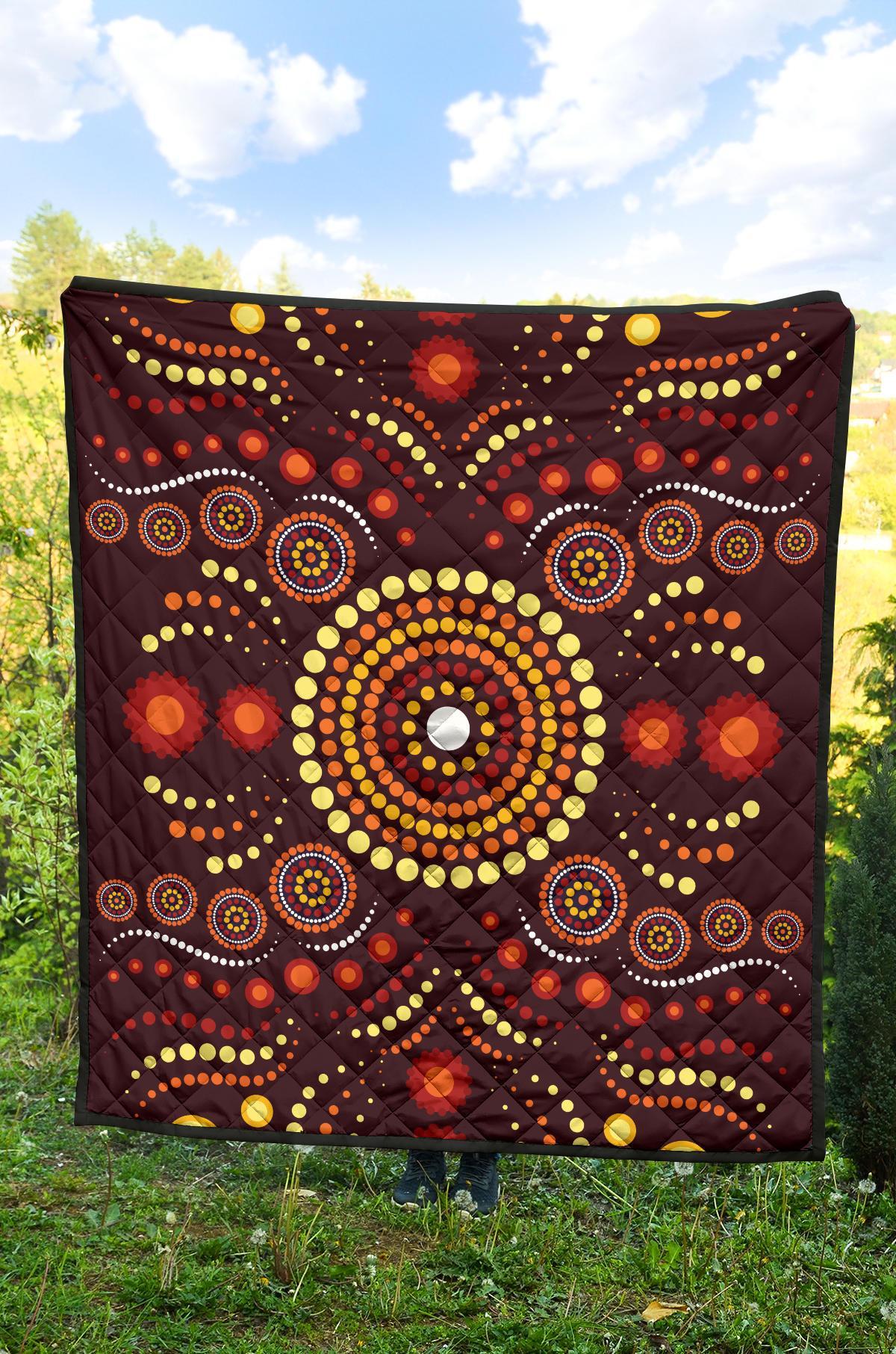 aboriginal-premium-quilt-indegenous-dot-painting-art