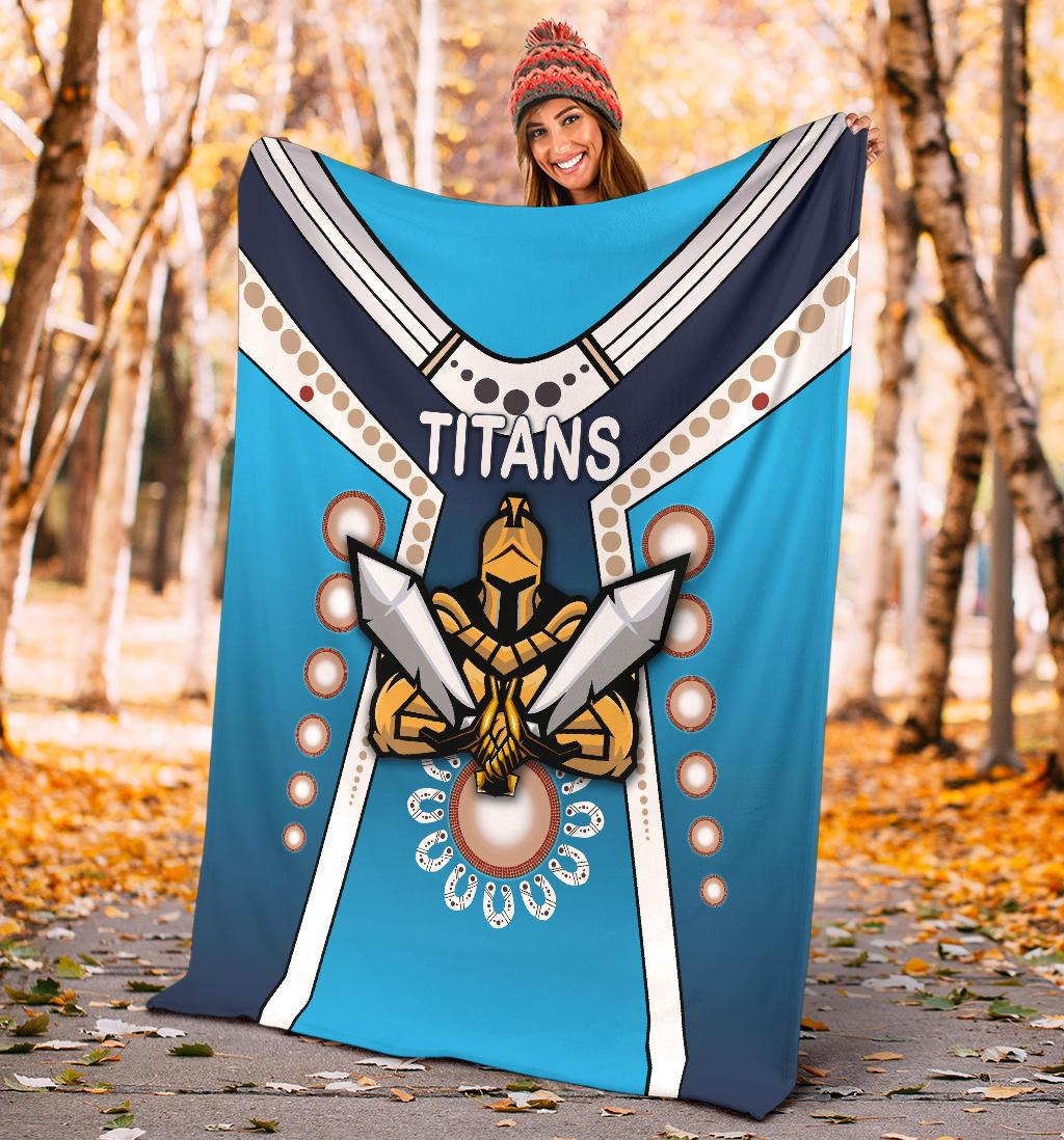 gold-coast-premium-blanket-titans-gladiator-simple-indigenous