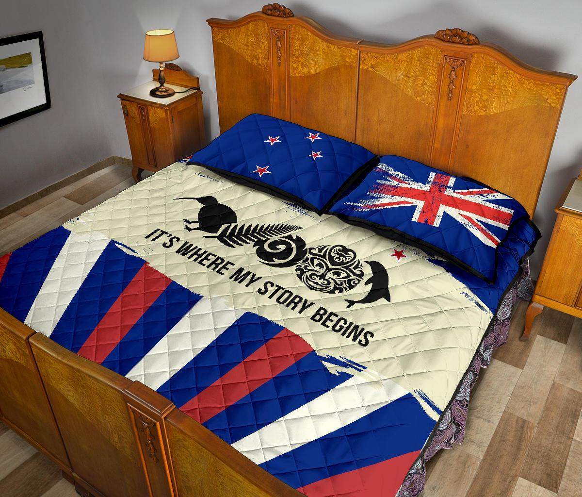 new-zealand-where-my-story-begins-quilt-bed-set-blue