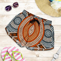 Aboriginal Shorts, Indigenous Dot Painting Short Women 05 - Vibe Hoodie