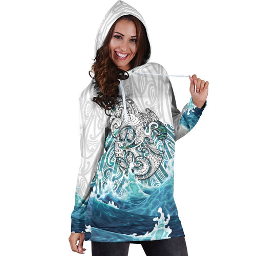 maori-manaia-the-blue-sea-womens-hoodie-dress-white