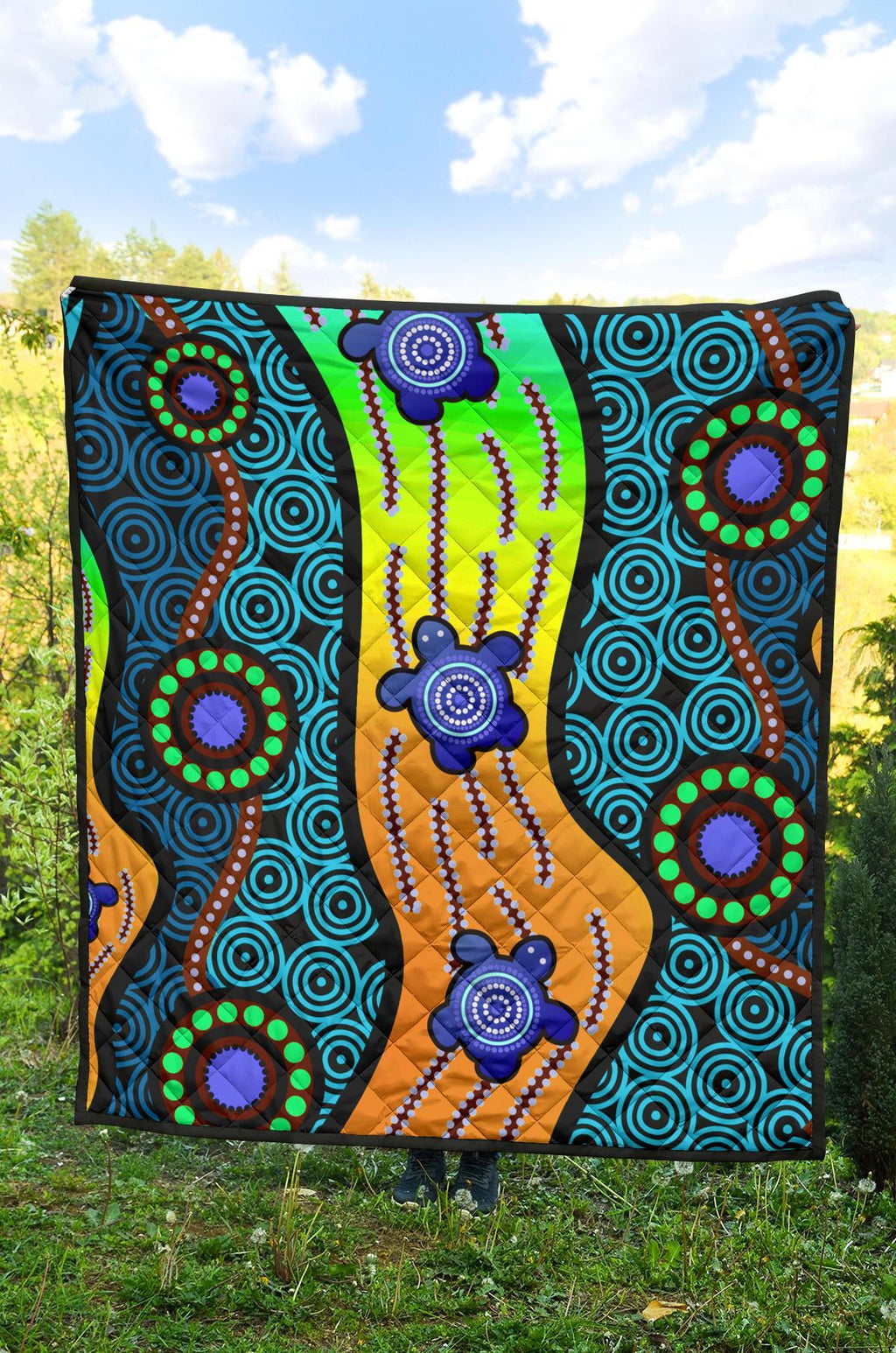 premium-quilt-aboriginal-turtle