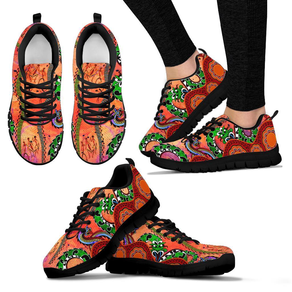 aboriginal-sneakers-aussie-indigenous-patterns-orange