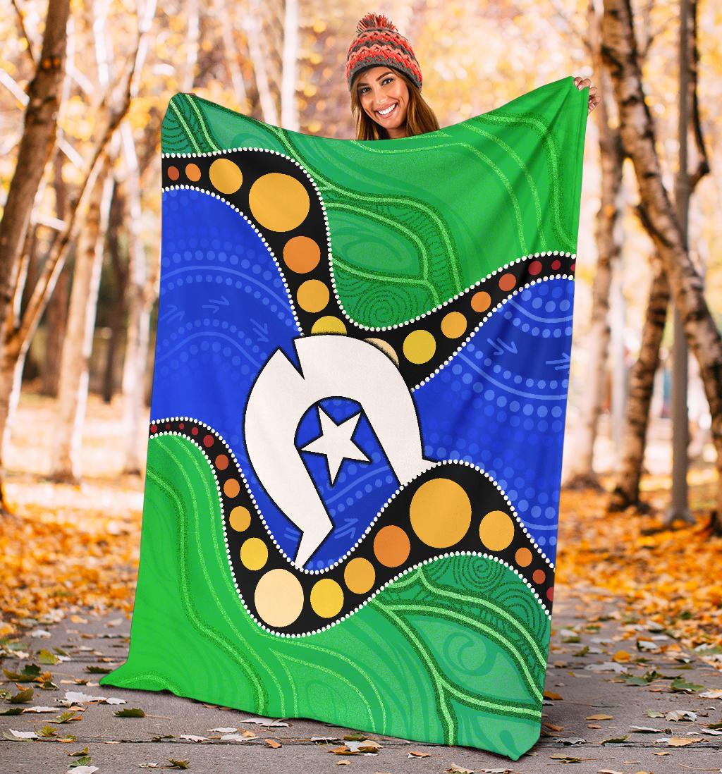 torres-strait-islands-premium-blanket-flag-with-aboriginal-patterns
