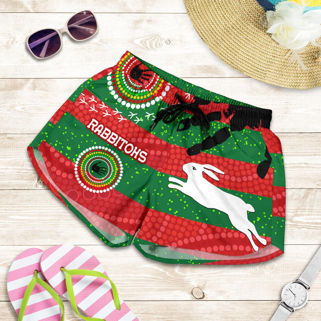 Naidoc Rabbitohs Women Shorts Aboriginal Vibes - Vibe Hoodie