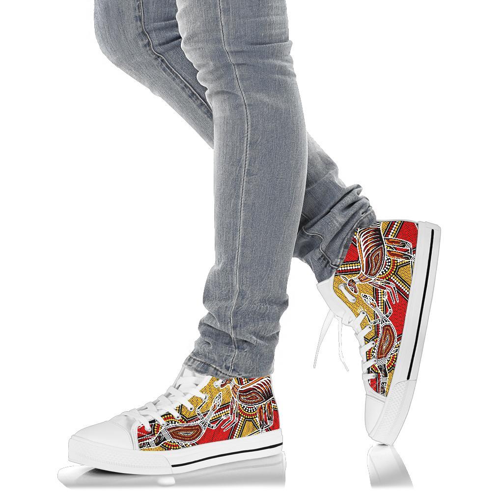 aboriginal-high-top-shoes-kangaroo-dot-painting-patterns