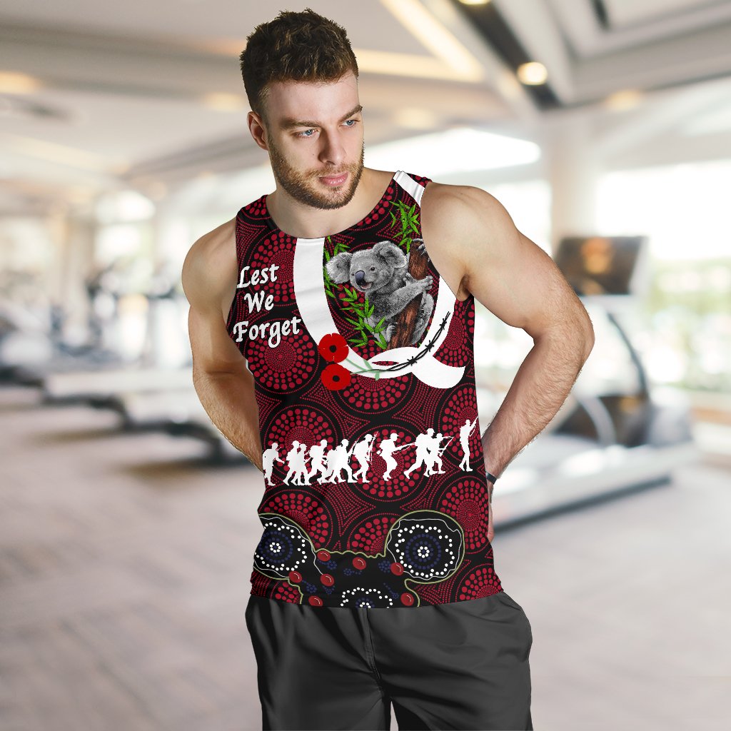 australia-mens-tank-top-queensland-reds-lest-we-forget-koala