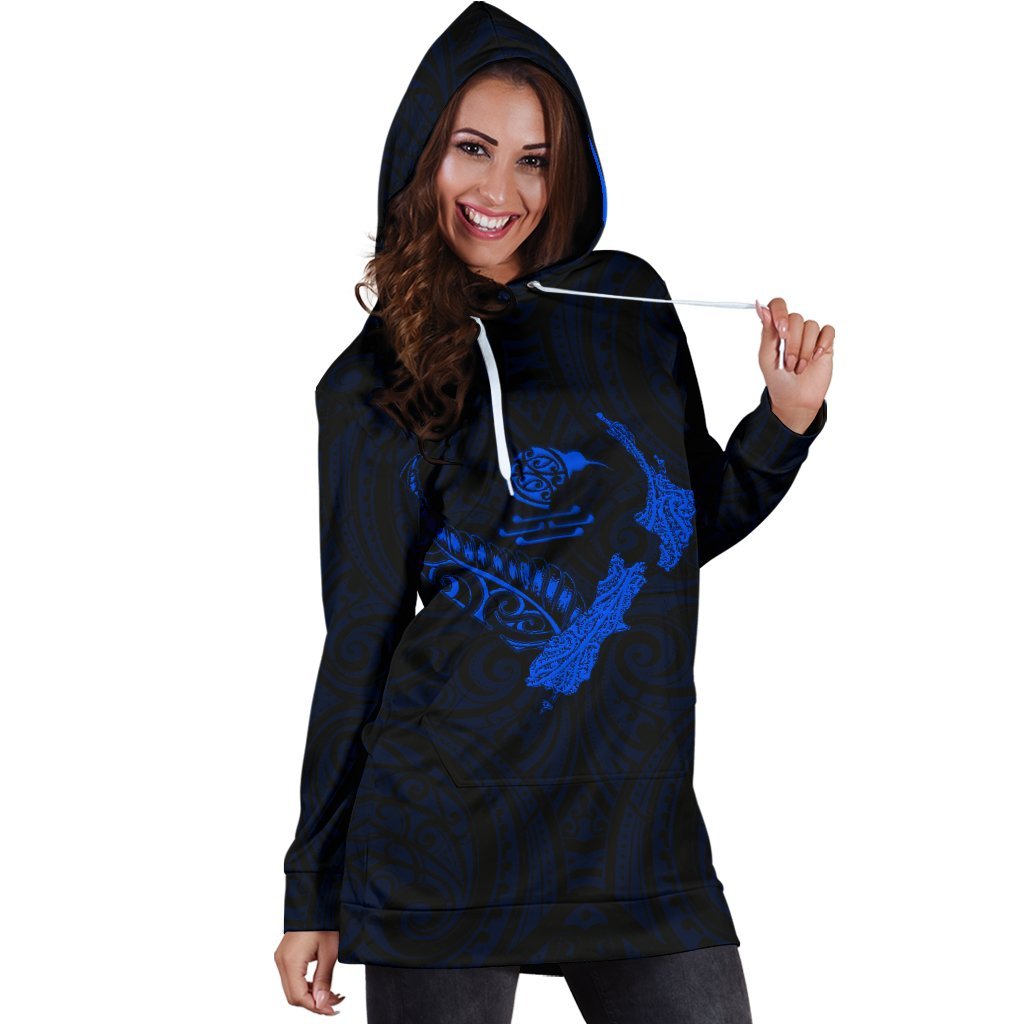 new-zealand-heart-womens-hoodie-dress-map-kiwi-mix-silver-fern-blue