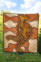 aboriginal-premium-quilt-indigenous-kangaroo-vintage-stye
