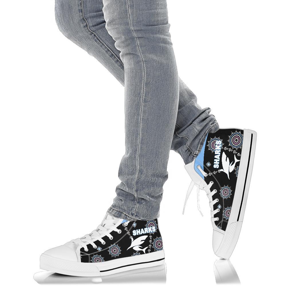 cronulla-high-top-shoe-sharks-simple-indigenous-black
