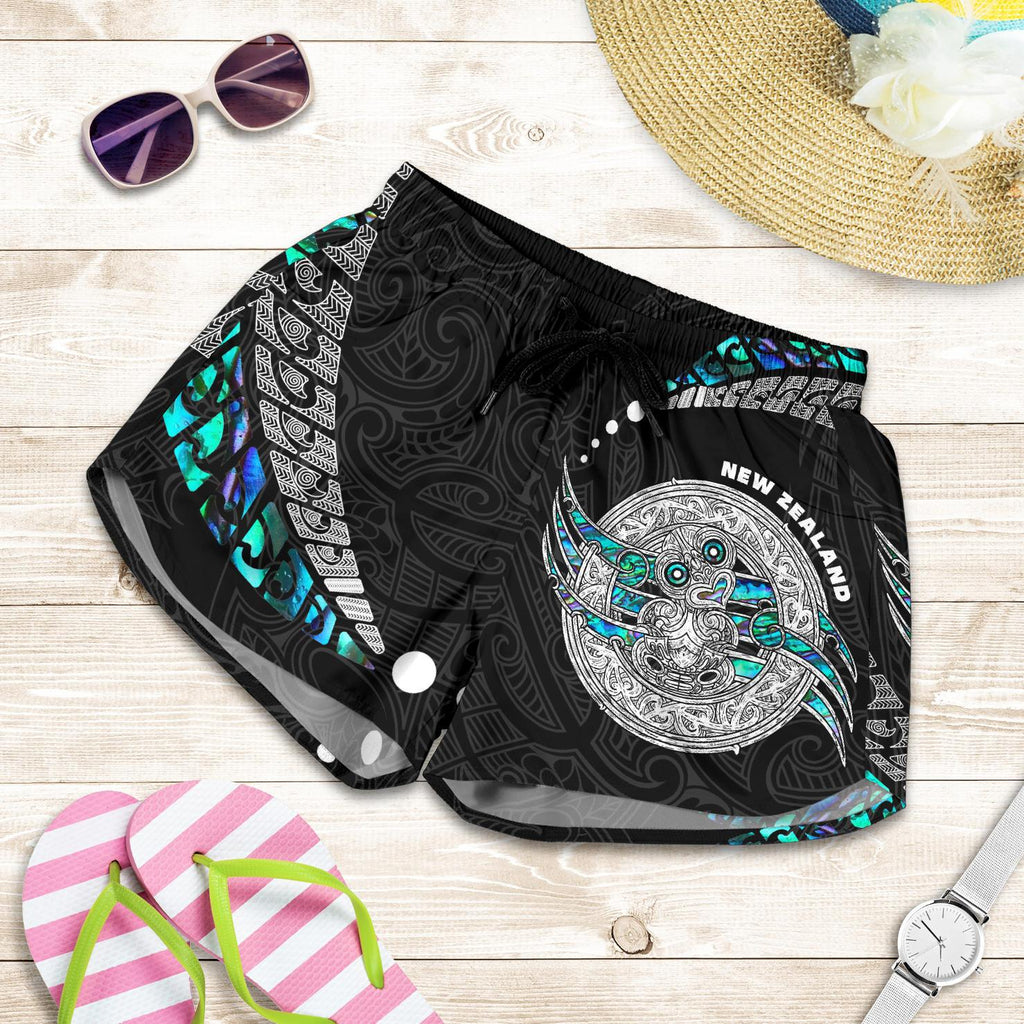 Maori New Zealand All Over Print Women's Shorts Hei Tiki Sport Style - Vibe Hoodie