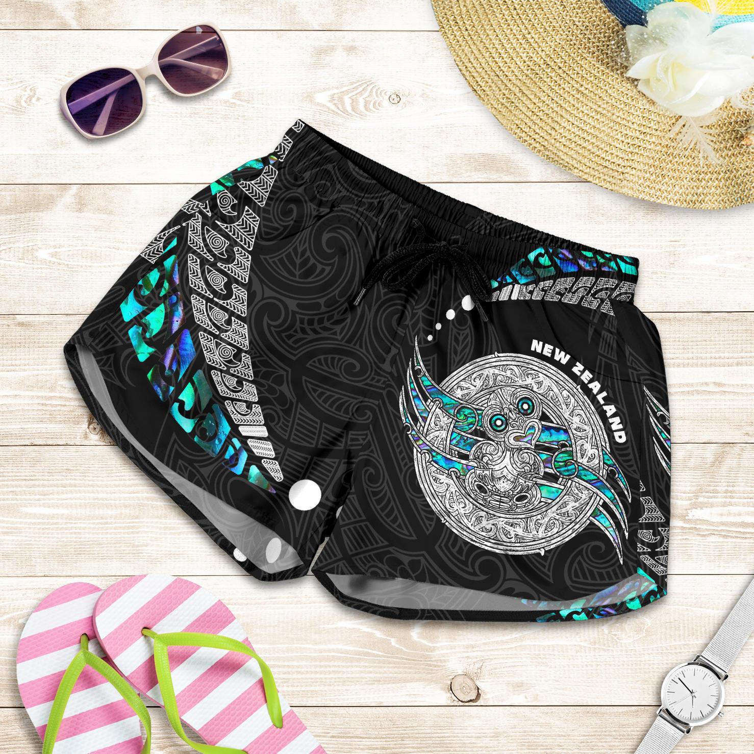 Maori New Zealand All Over Print Women's Shorts Hei Tiki Sport Style - Vibe Hoodie
