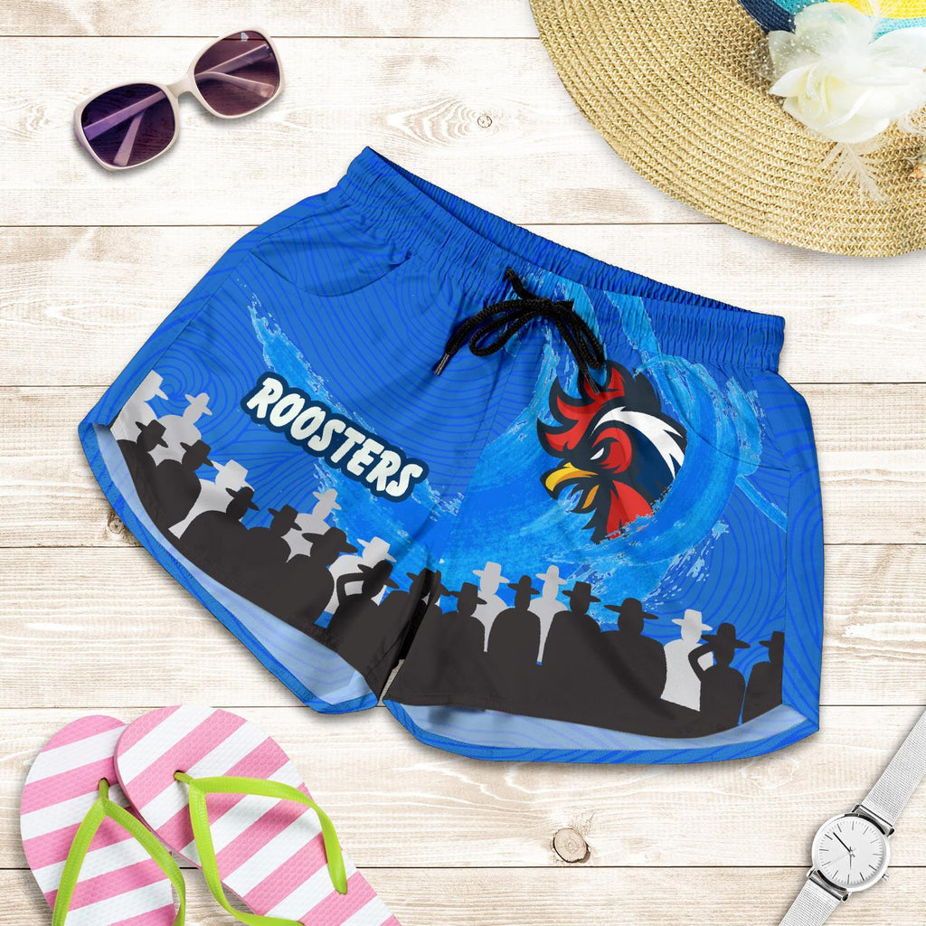 Sydney Roosters Women Shorts Prairie Style - Vibe Hoodie