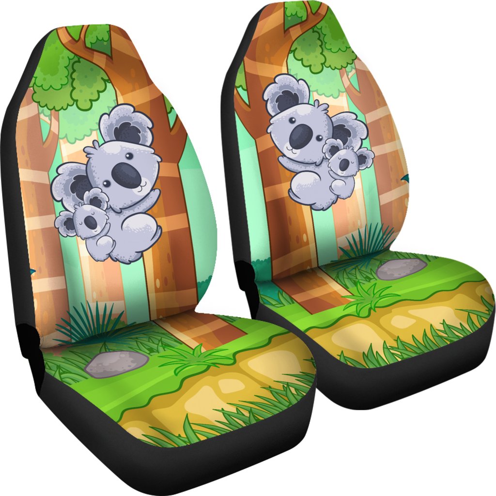 koala-car-seat-covers-koala-seat-covers-family-so-cute-in-forest-universal-fit
