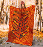 aboriginal-personalised-premium-blanket-aboriginal-boomerangs-and-dot-circle