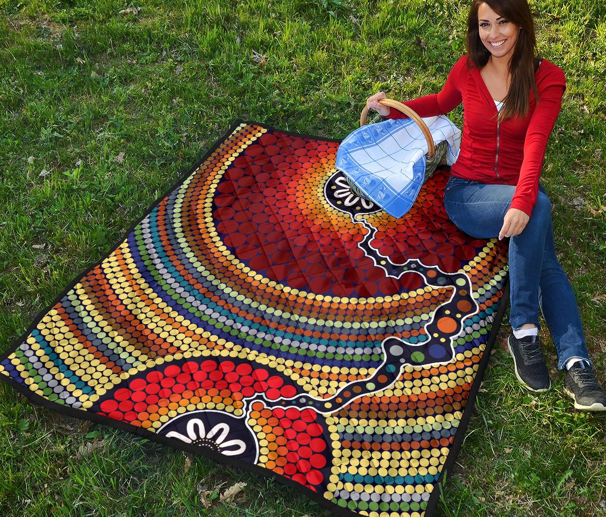 premium-quilts-aboriginal-dot-painting-quilts-ver11