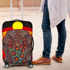 luggage-cover-aboriginal-sublimation-dot-pattern-style-red