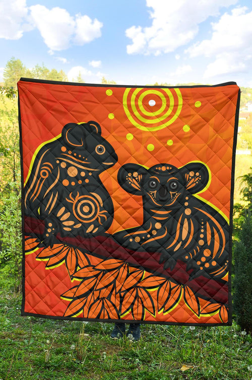aboriginal-premium-quilt-aboriginal-dot-painting-art
