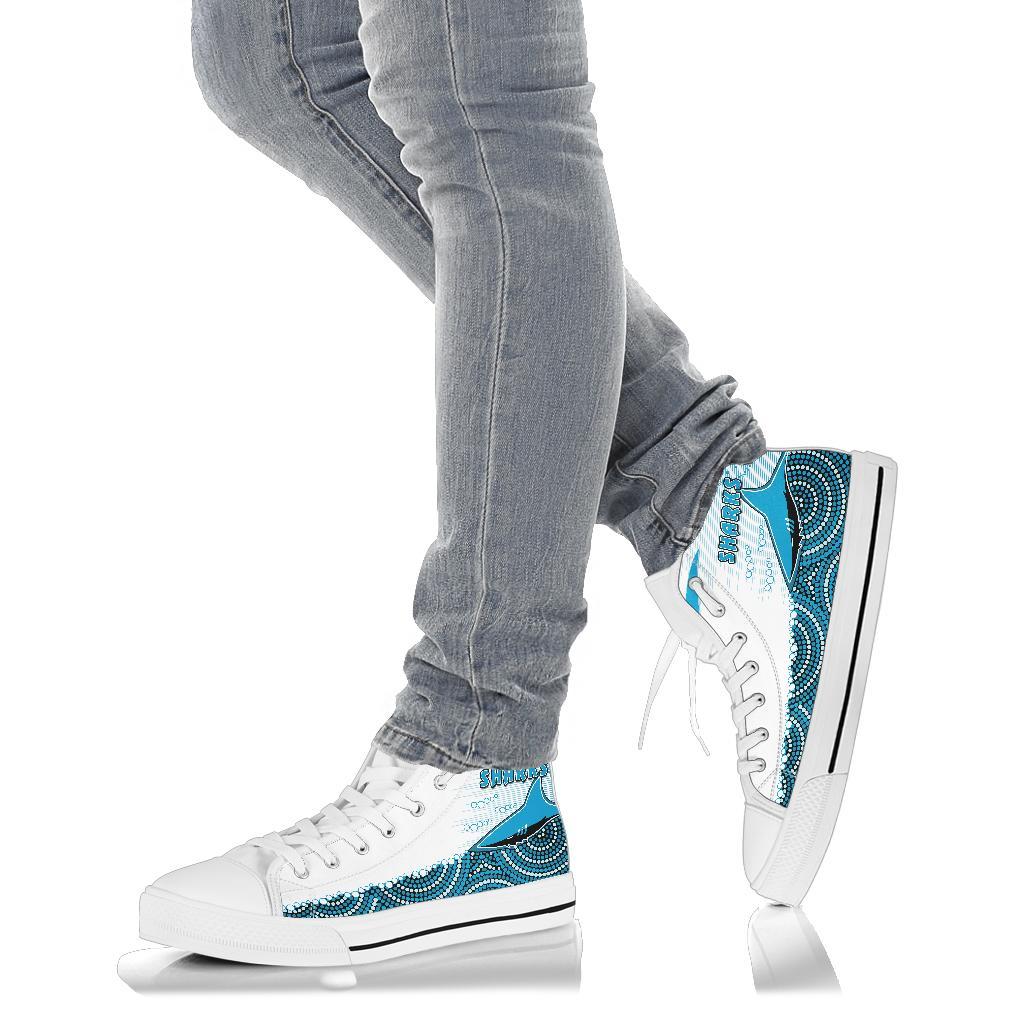 sharks-high-top-shoe-cronulla-indigenous-unique