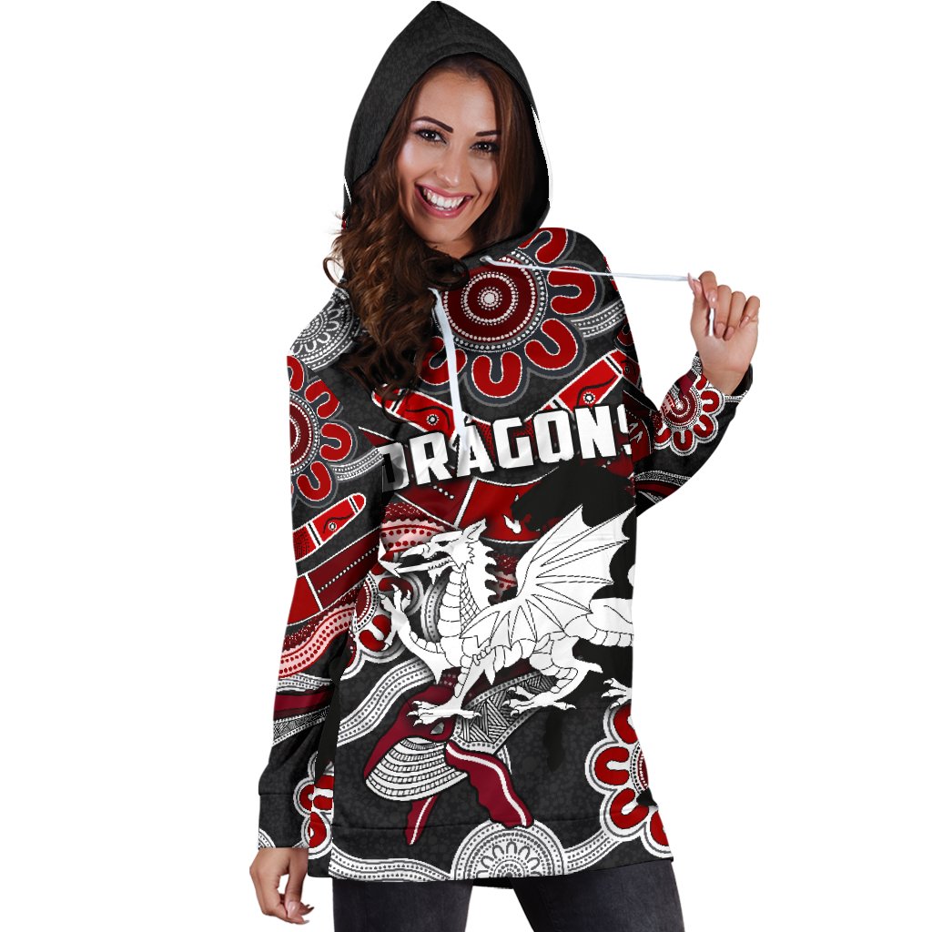 dragons-women-hoodie-dress-st-george-indigenous-black