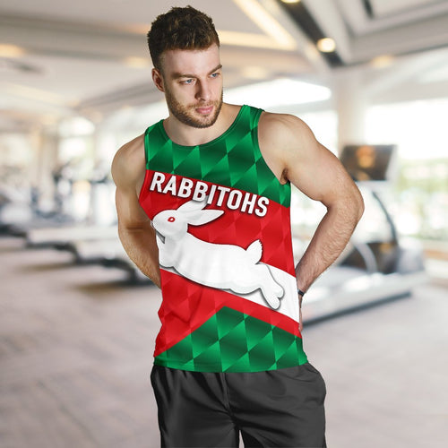 rabbitohs-men-tank-top-sporty-style