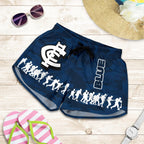 Carlton Blues All Over Print Women's Shorts Anzac Day Army Patterns - Vibe Hoodie
