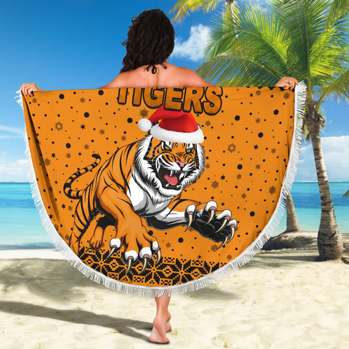 wests-christmas-beach-blanket-tigers-unique-vibes-orange