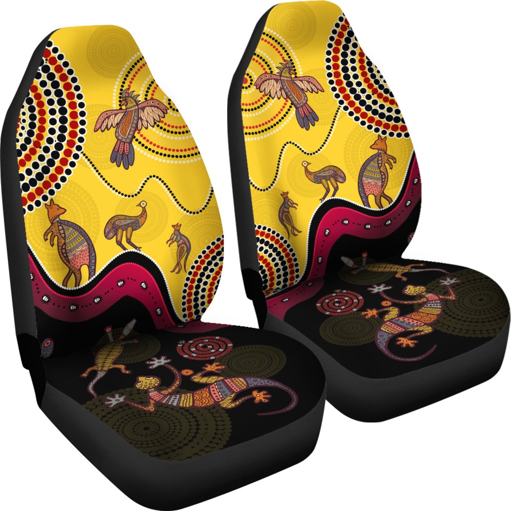 aboriginal-car-seat-covers-indigenous-animals-life-art