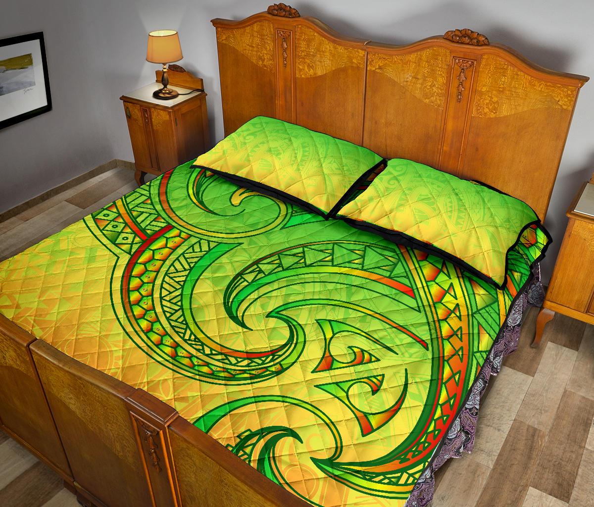 new-zealand-maori-mangopare-quilt-bed-set-polynesian-rasta