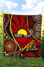 custom-1saustralia-premium-quilt-australia-aboriginal-dots-with-didgeridoo