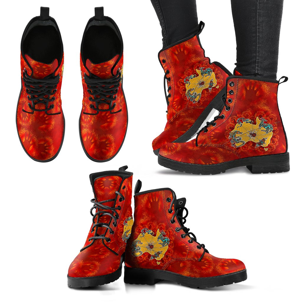 aboriginal-leather-boots-australia-map-hand-patterns-spider-web