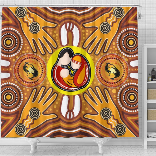shower-curtains-aboriginal-family-with-dot-painting-art
