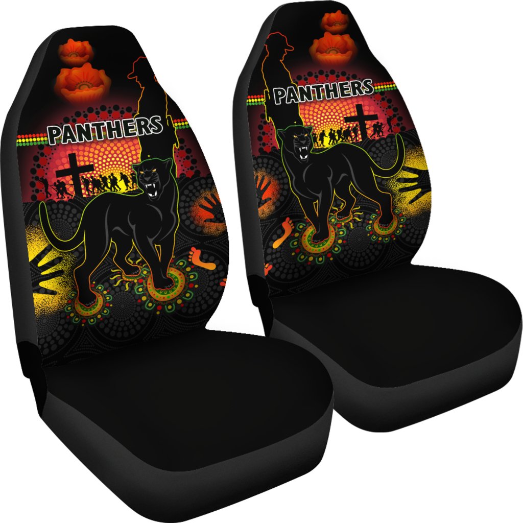 penrith-car-seat-covers-indigenous-panthers-anzac-day-lest-we-forget
