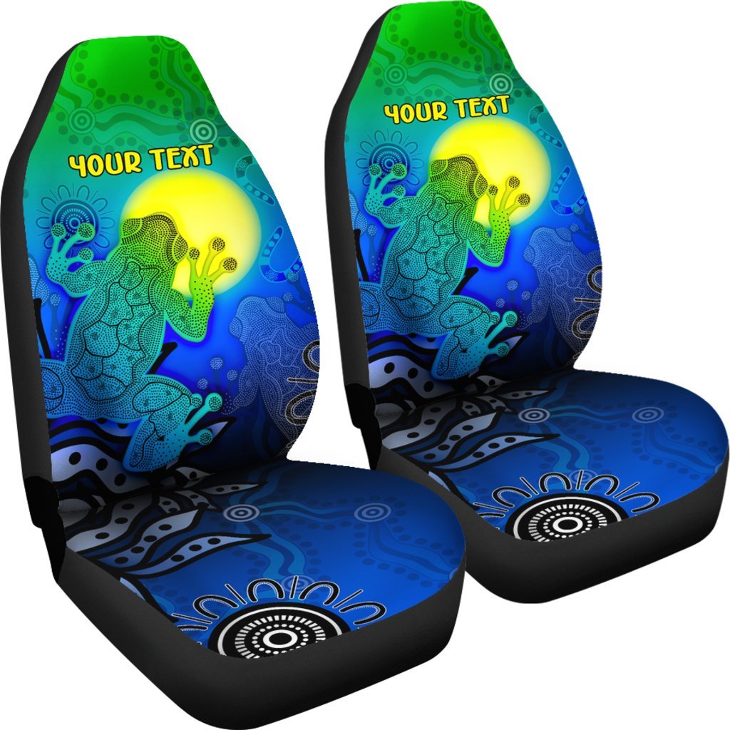 customaboriginal-car-seat-covers-indigenous-frog-blue