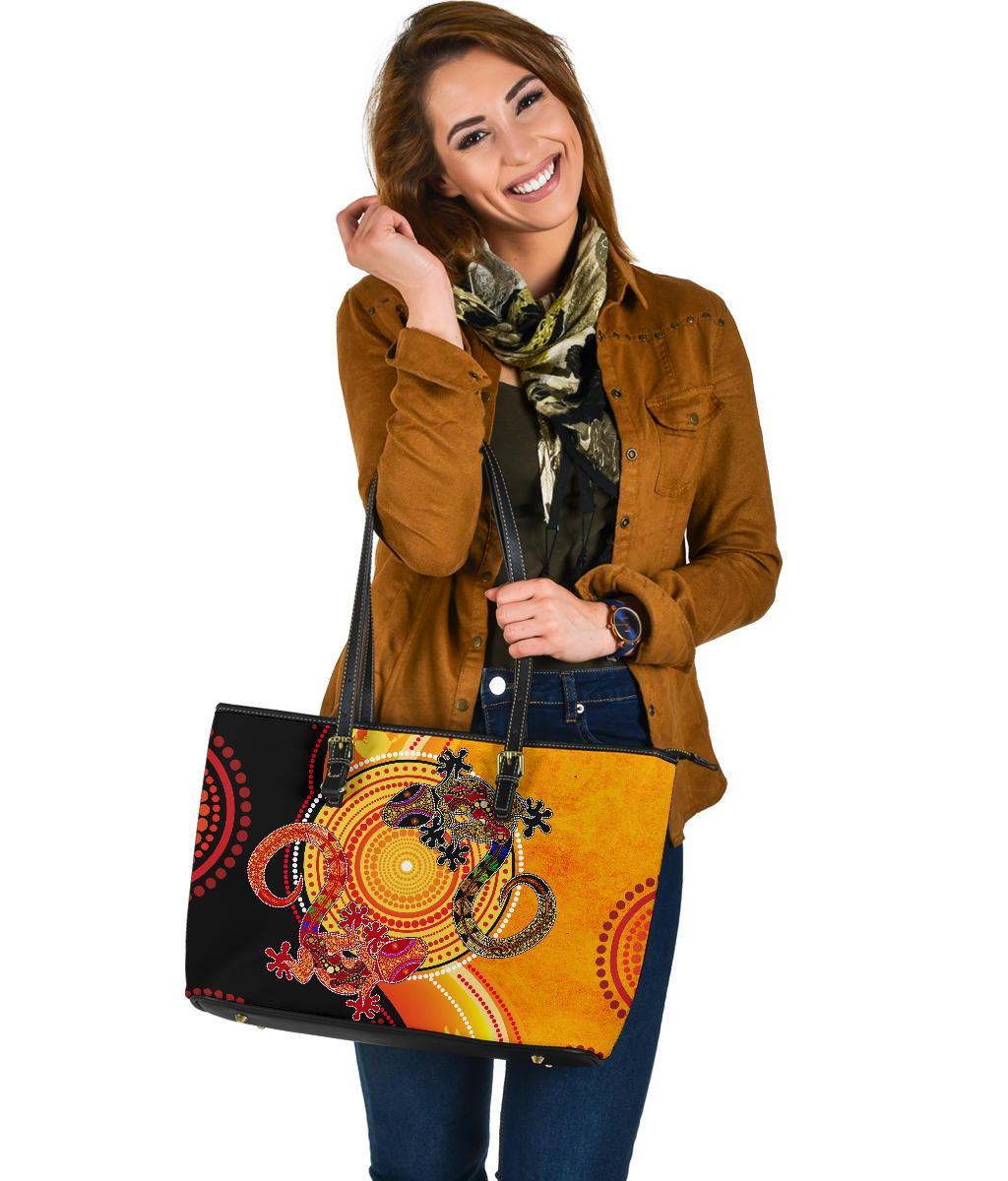aboriginal-leather-tote-bag-couple-aboriginal-lizards