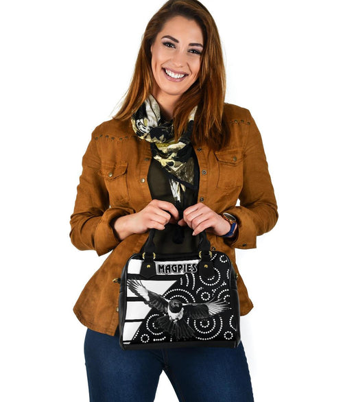 Western Suburbs Magpies Shoulder Handbag Simple Indigenous - Vibe Hoodie