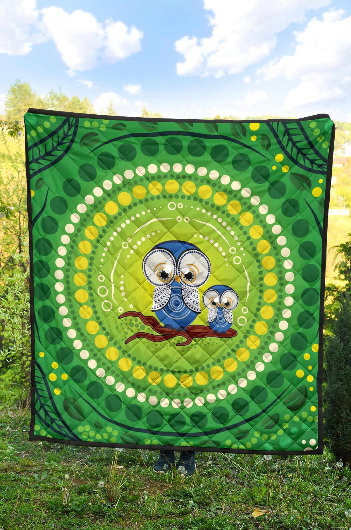 aboriginal-premium-quilt-indigenous-owl