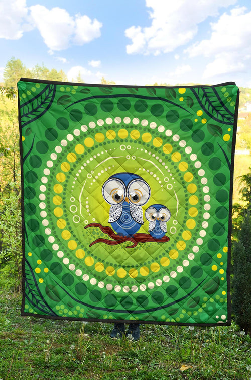 aboriginal-premium-quilt-indigenous-owl